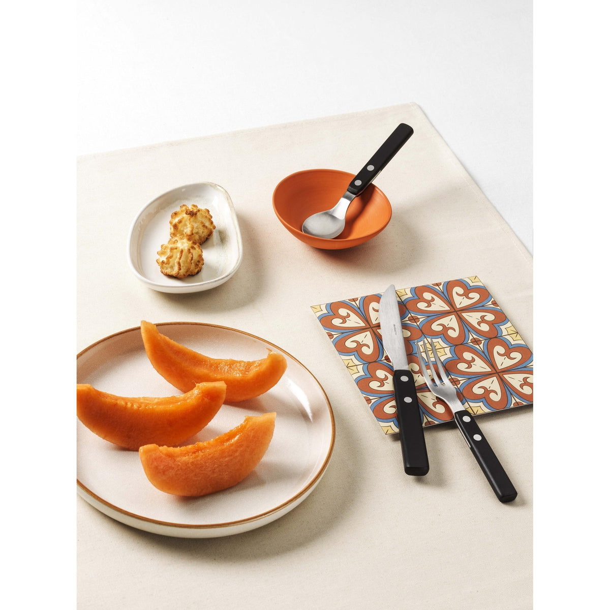 ALPI Cocktail / Cake Fork Set - Black-Casa Bugatti USA
