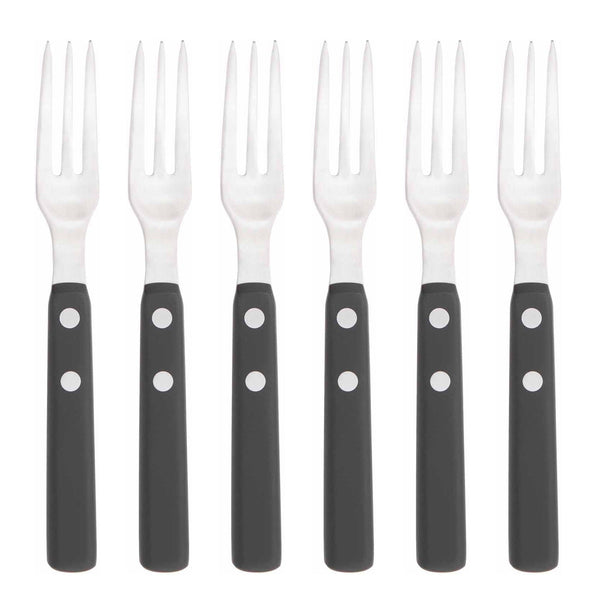 ALPI Cocktail / Cake Fork Set - Black-Casa Bugatti USA