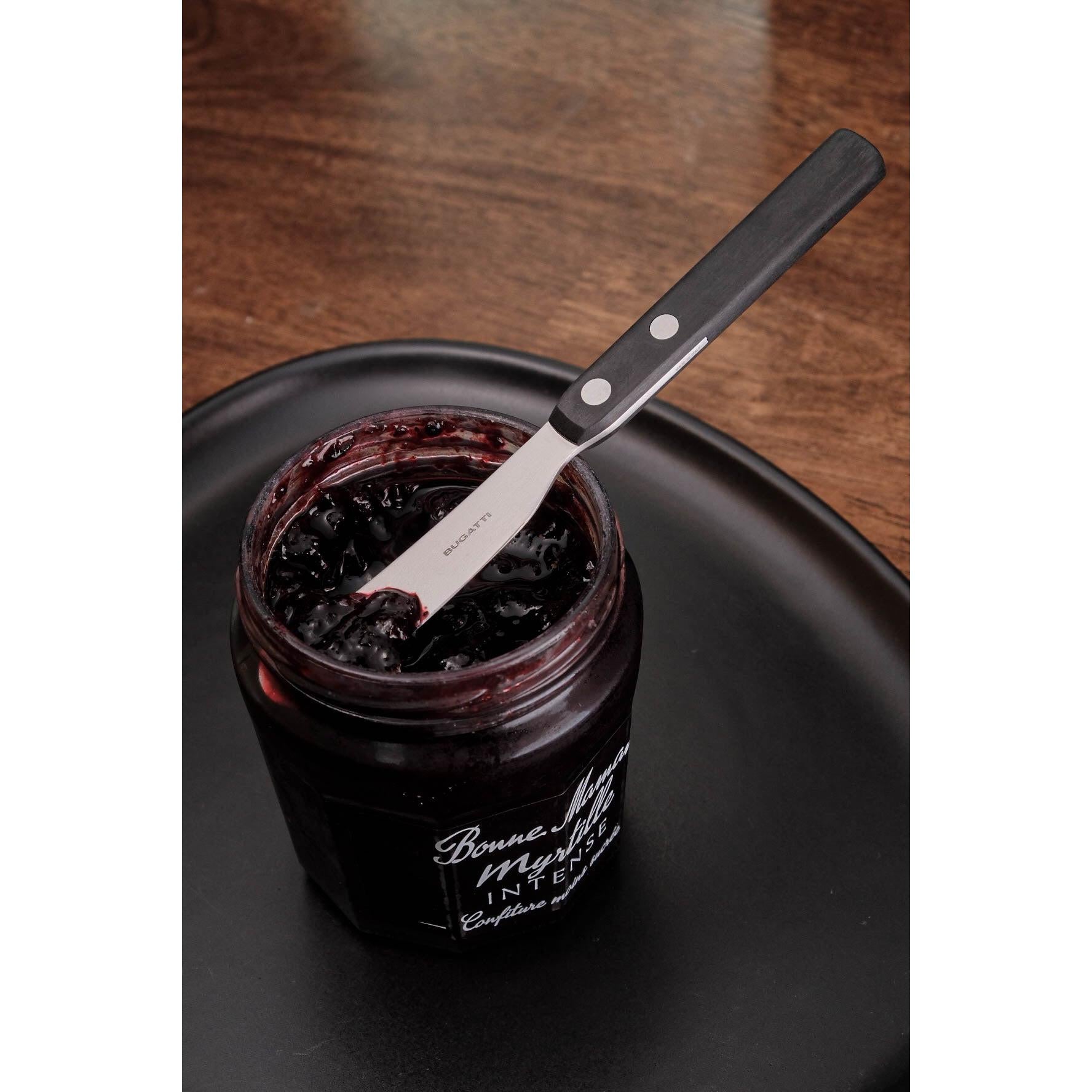 ALPI Spreader / Butter Knife Set - Black-Casa Bugatti USA