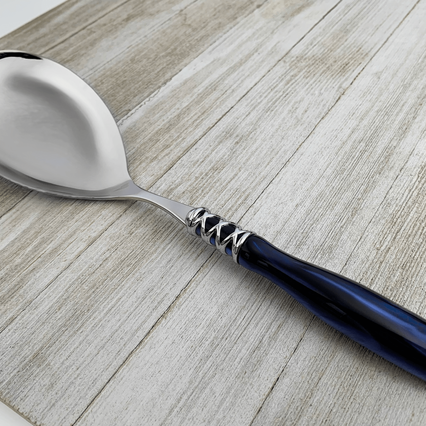Arianna Rice Casserole Serving Spoon - Blue-Casa Bugatti USA