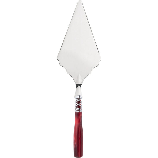 Arianna Brilliant Large Cake Server serrated - Burgundy