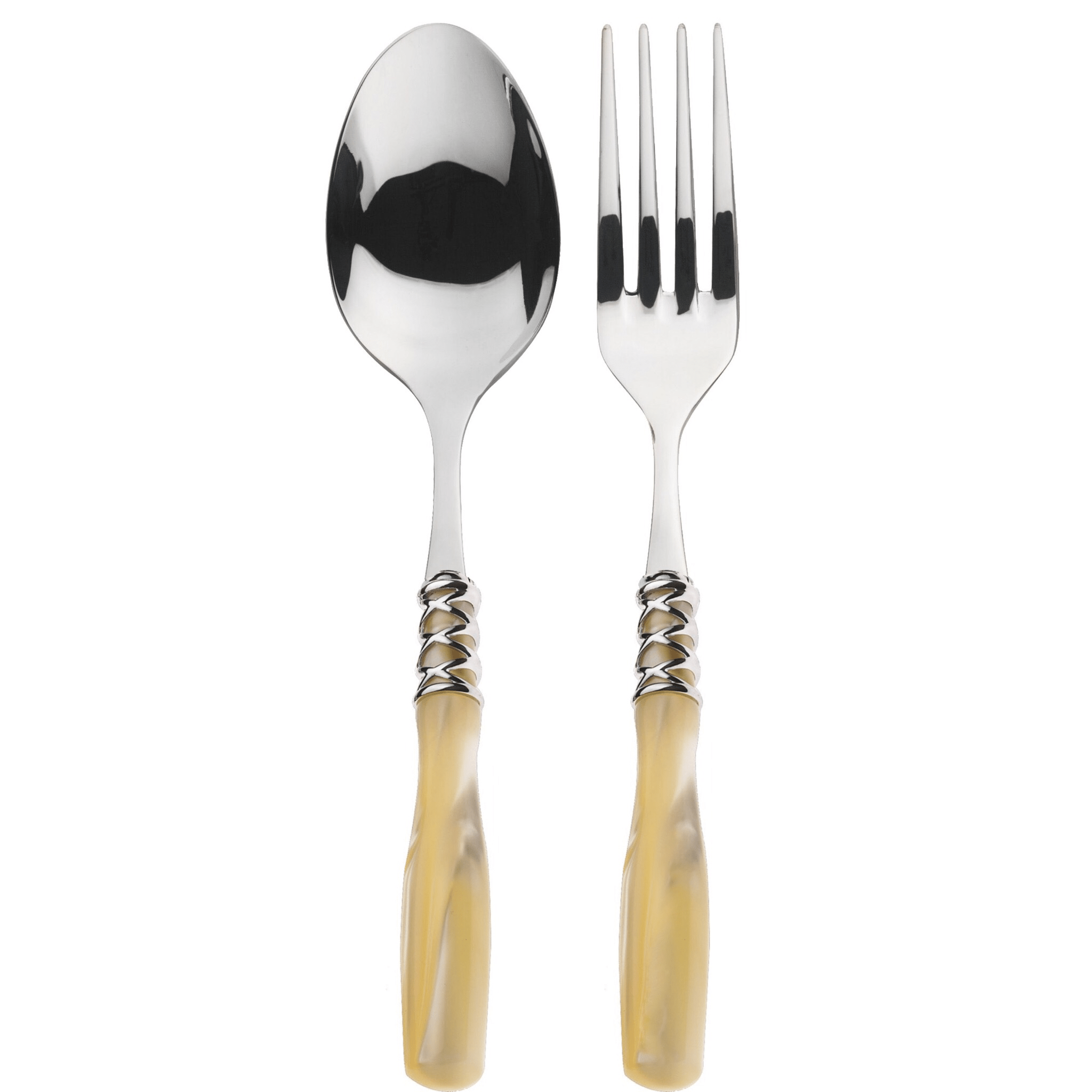 Arianna 2 Piece Serving Set ivory-Casa Bugatti USA