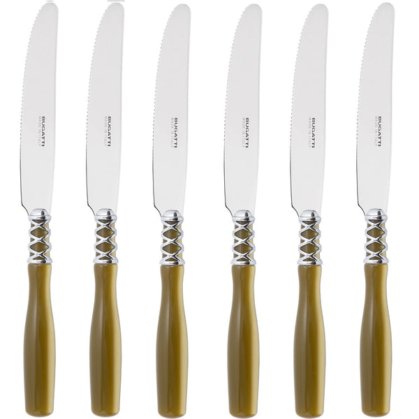 Arianna Brilliant Fruit Knife Set 17,5 cm (6.89 inch), Chartreuse Green — Casa Bugatti