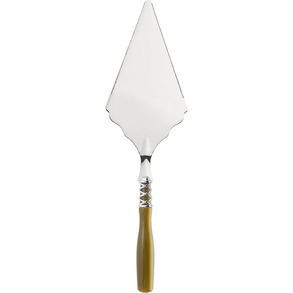 Arianna Brilliant Large Cake Server serrated - Chartreuse Green