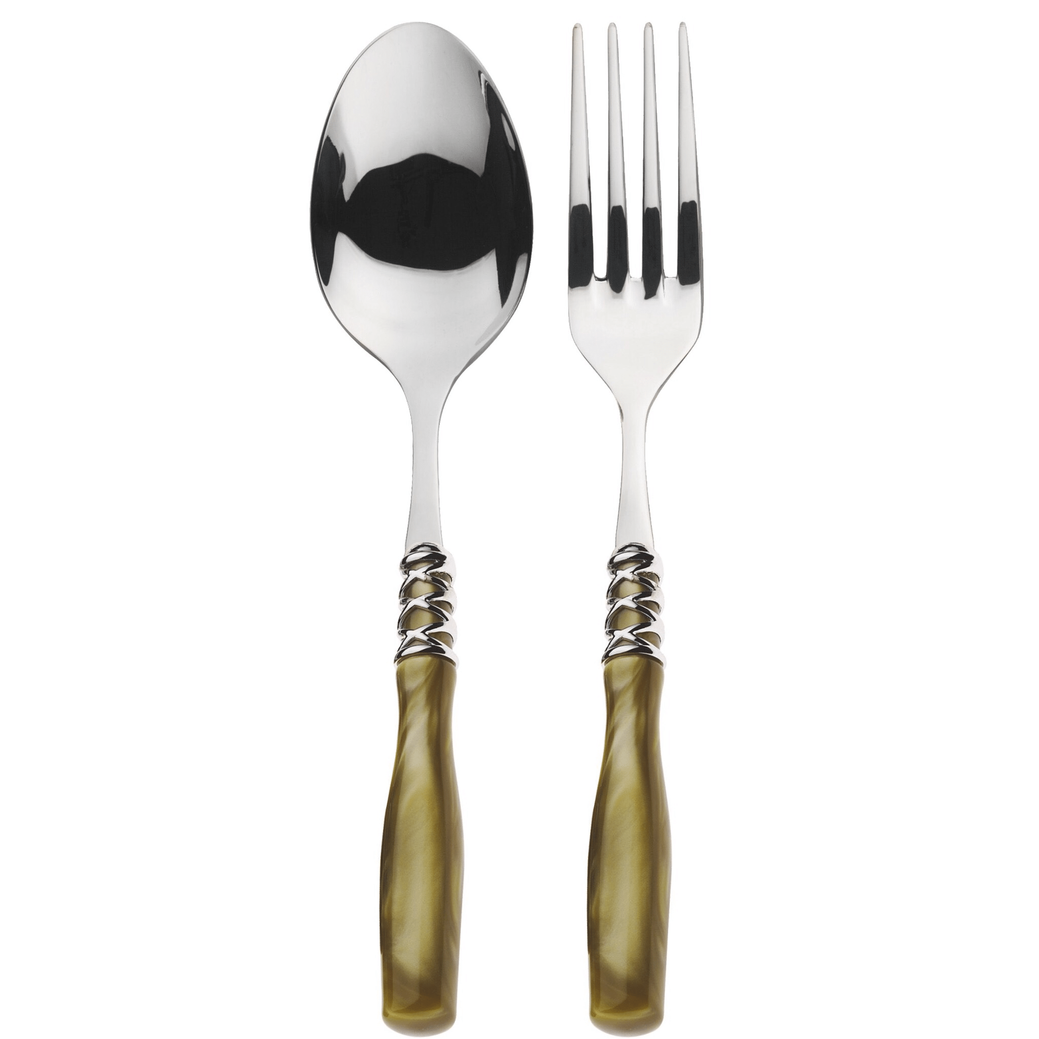 Arianna 2 Piece Serving Set Chartreuse-Casa Bugatti USA