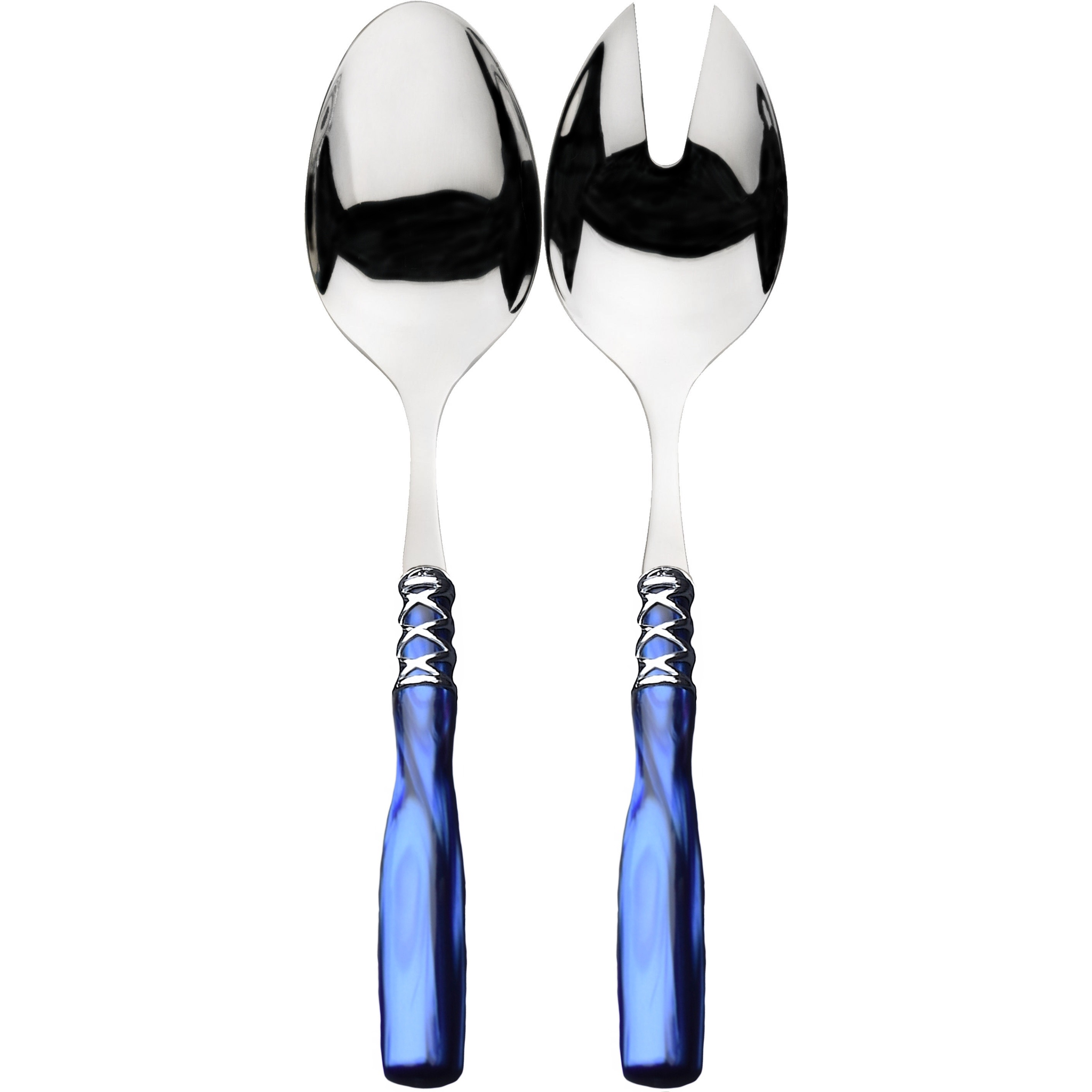 Arianna 2 Piece Salad Serving Set blue-Casa Bugatti USA