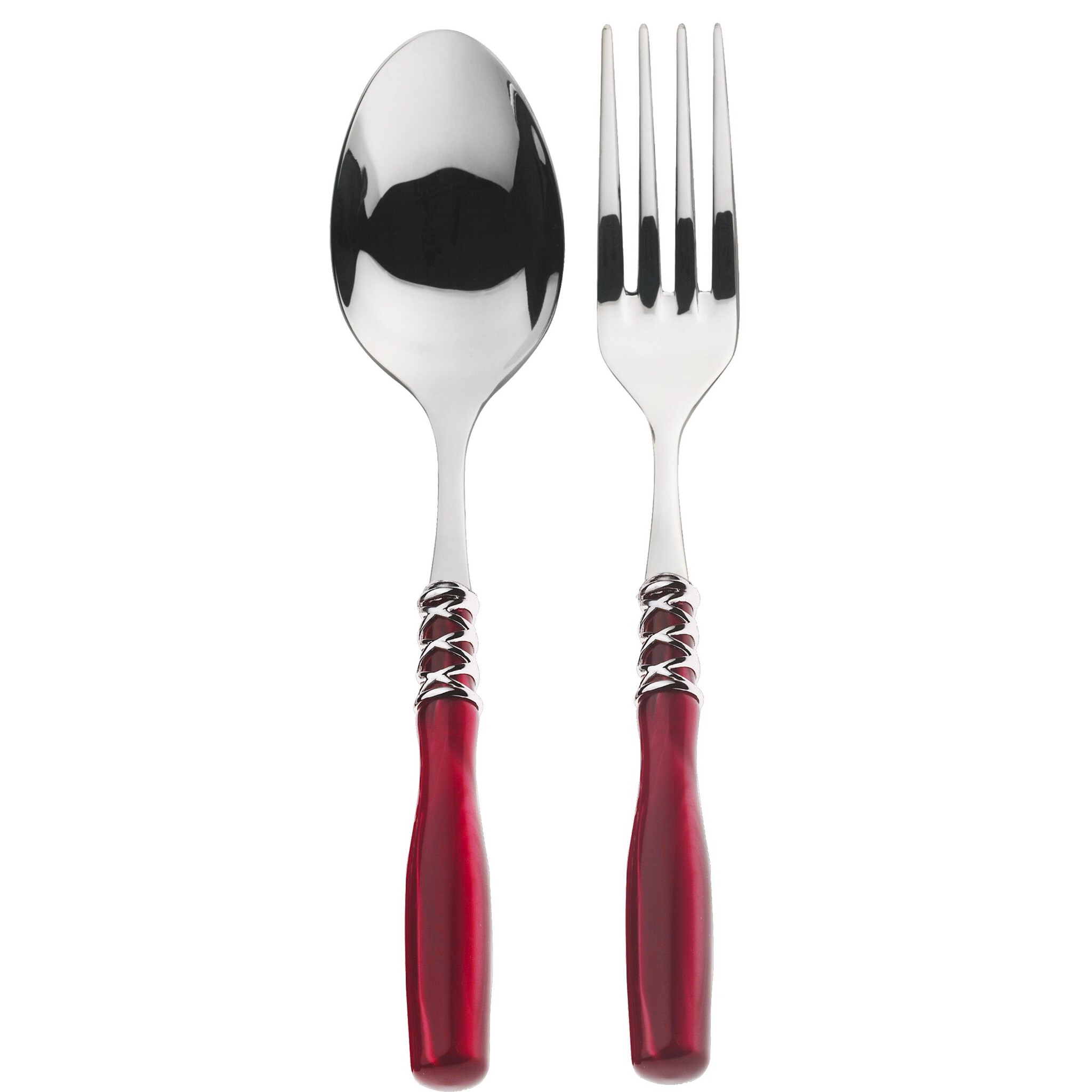 Arianna 2 Piece Serving Set Burgundy-Casa Bugatti USA