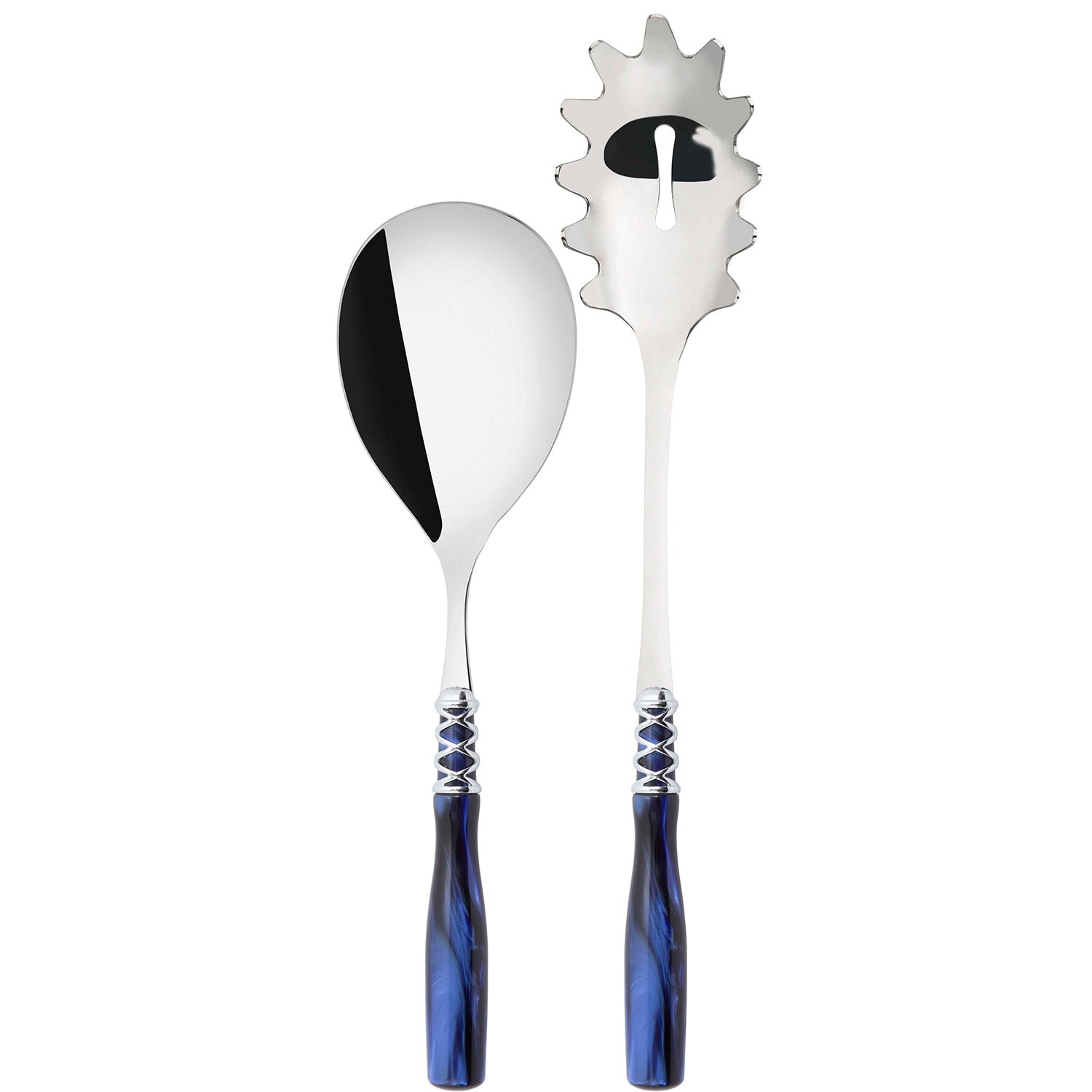 Arianna Brilliant 2 Piece Pasta Set in gift box - Royal Blue