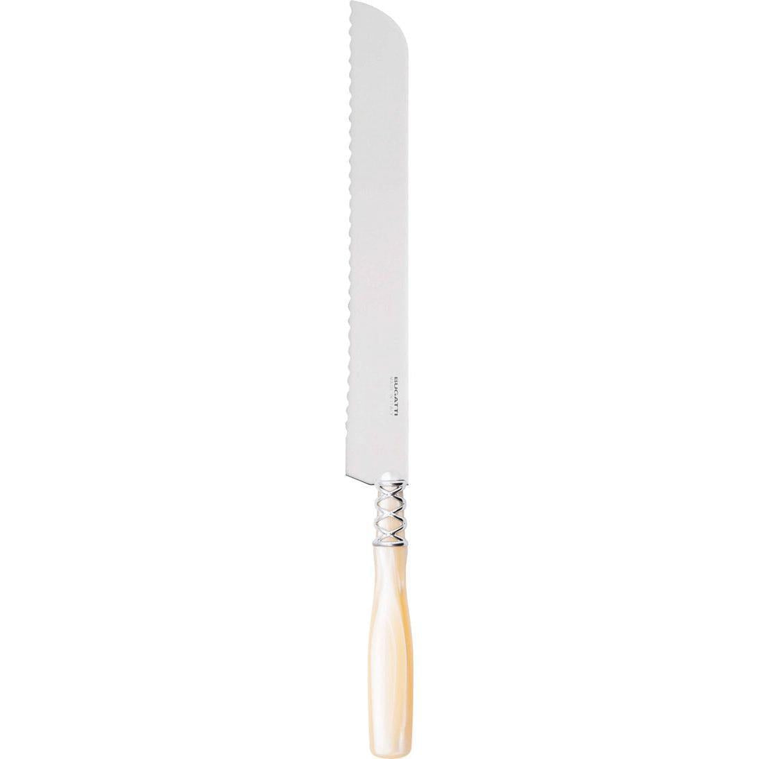 Arianna Brilliant Bread Knife - Ivory