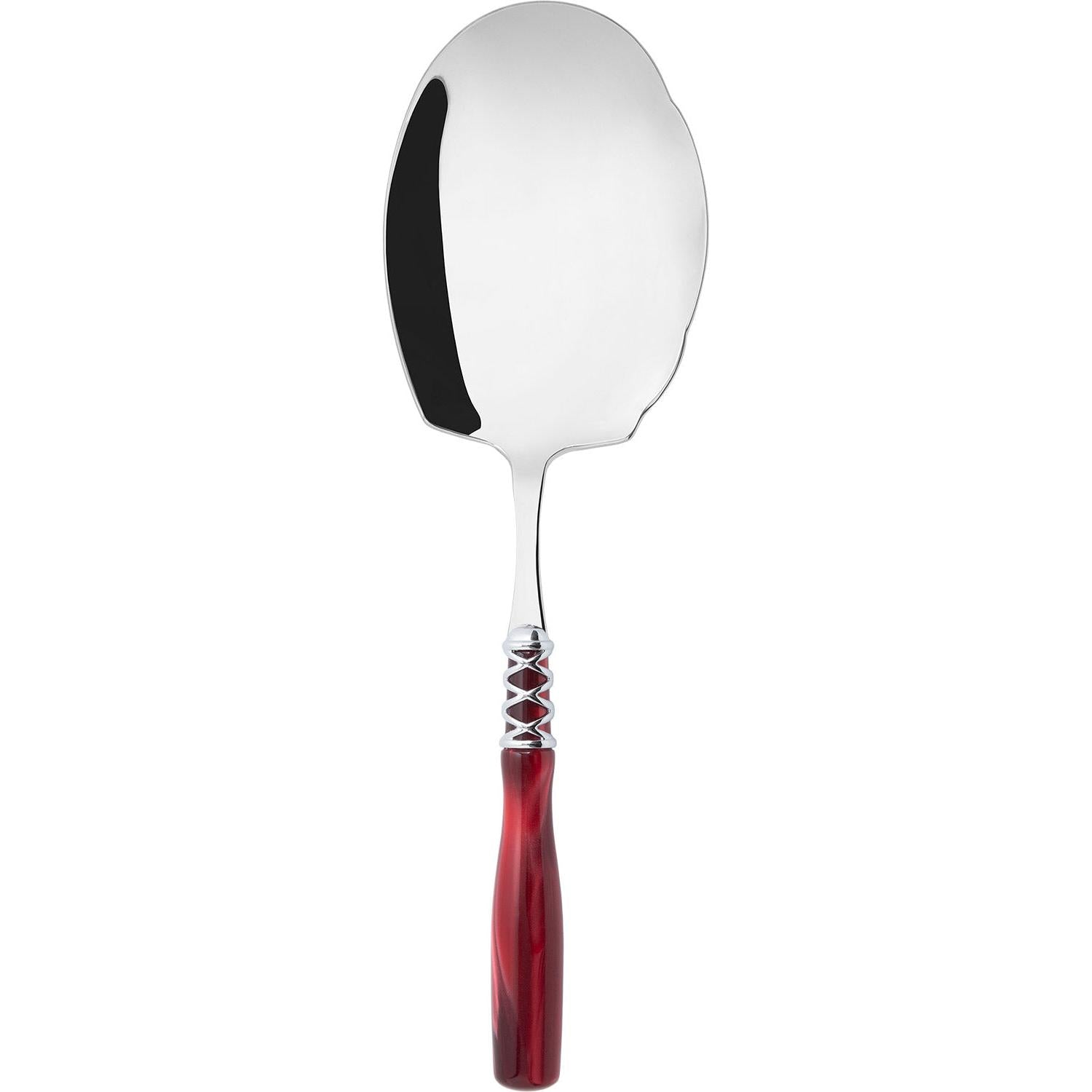 Arianna Brilliant Kebab Serving Spoon - Burgundy