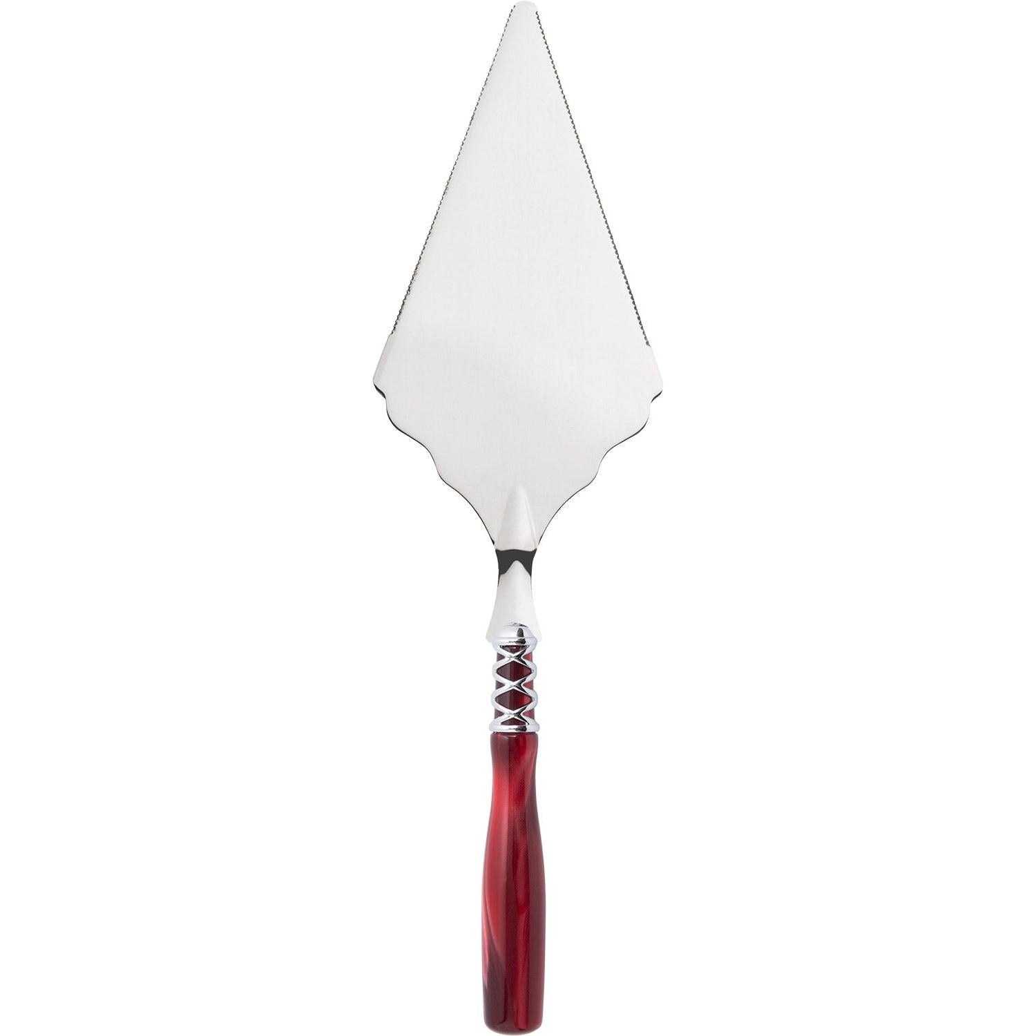 Arianna Brilliant Large Cake Server serrated - Burgundy