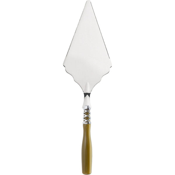 Arianna Brilliant Large Cake Server serrated - Chartreuse Green