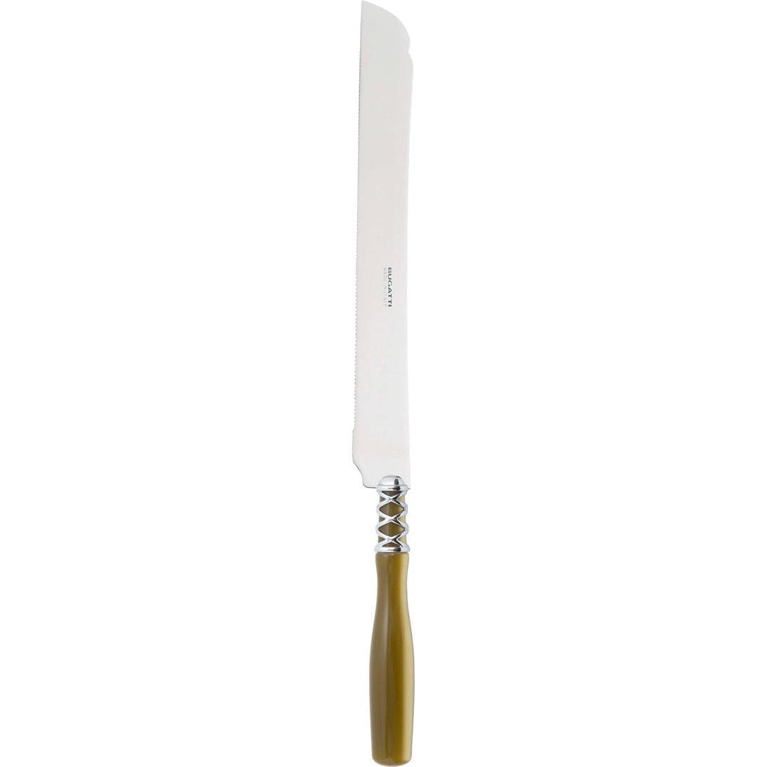 Arianna Brilliant Long Cake Knife 32 cm (12.60 inch) - Chartreuse Green