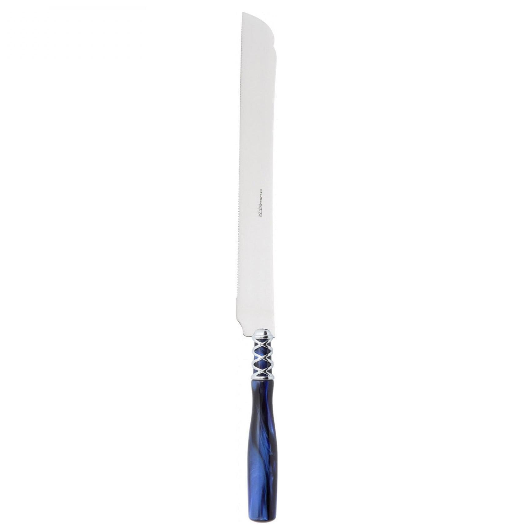 Arianna Brilliant Long Cake Knife 32 cm (12.60 inch) - Royal Blue