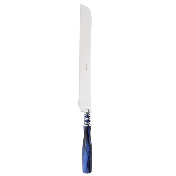 Arianna Brilliant Long Cake Knife 32 cm (12.60 inch) - Royal Blue