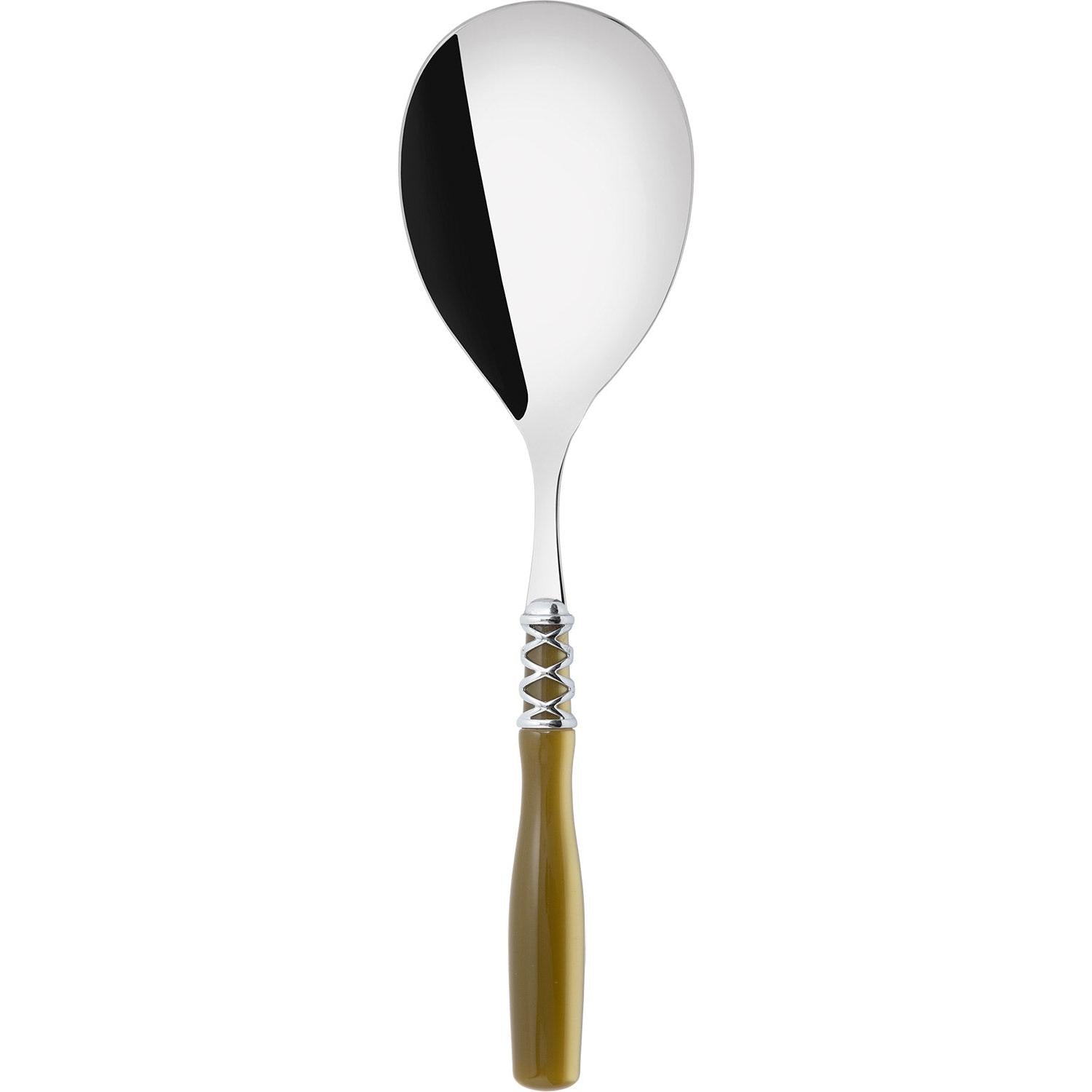 Arianna Brilliant Rice Casserole Serving Spoon - Chartreuse Green