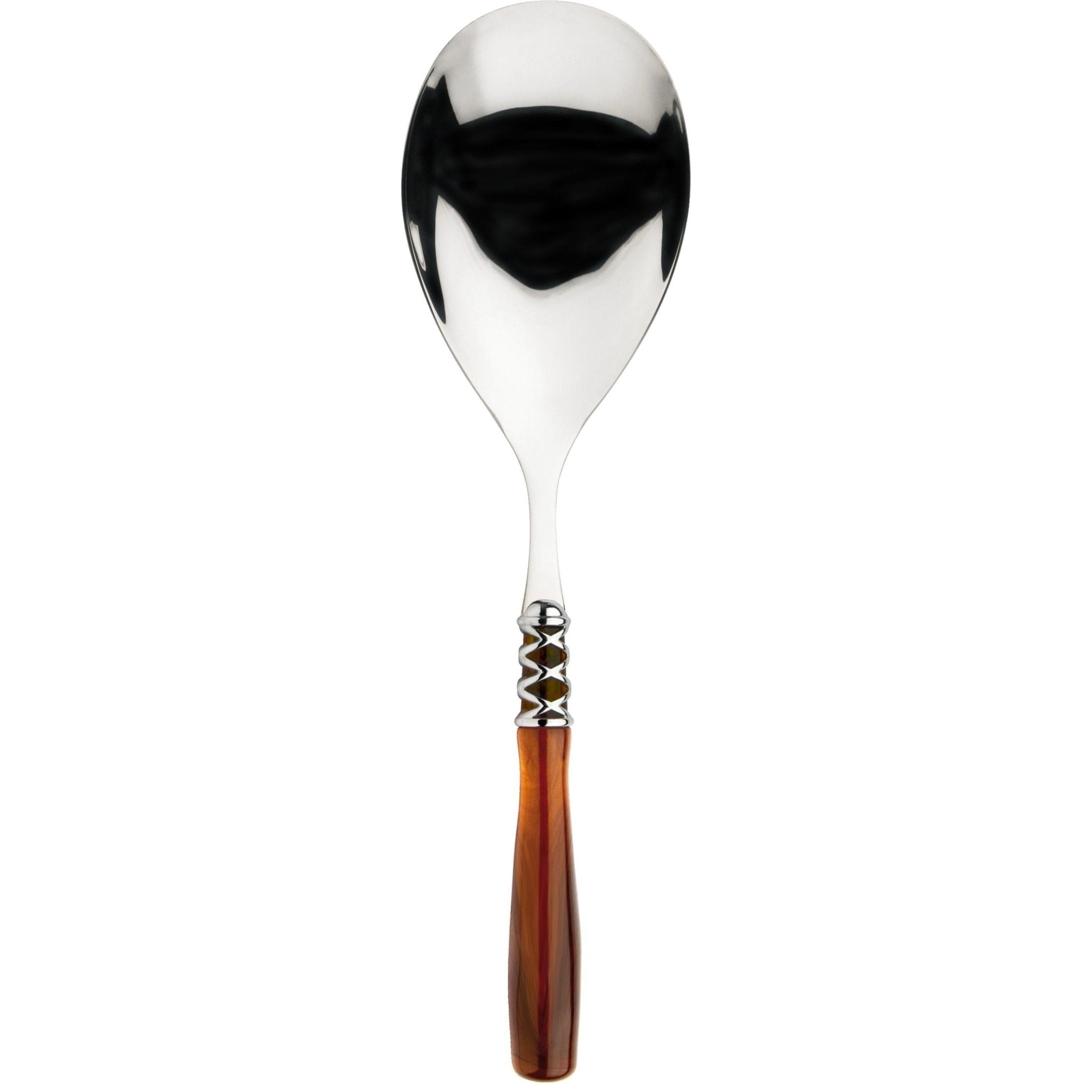 Arianna Rice Casserole Serving Spoon - TORTOISE SHELL-Casa Bugatti USA
