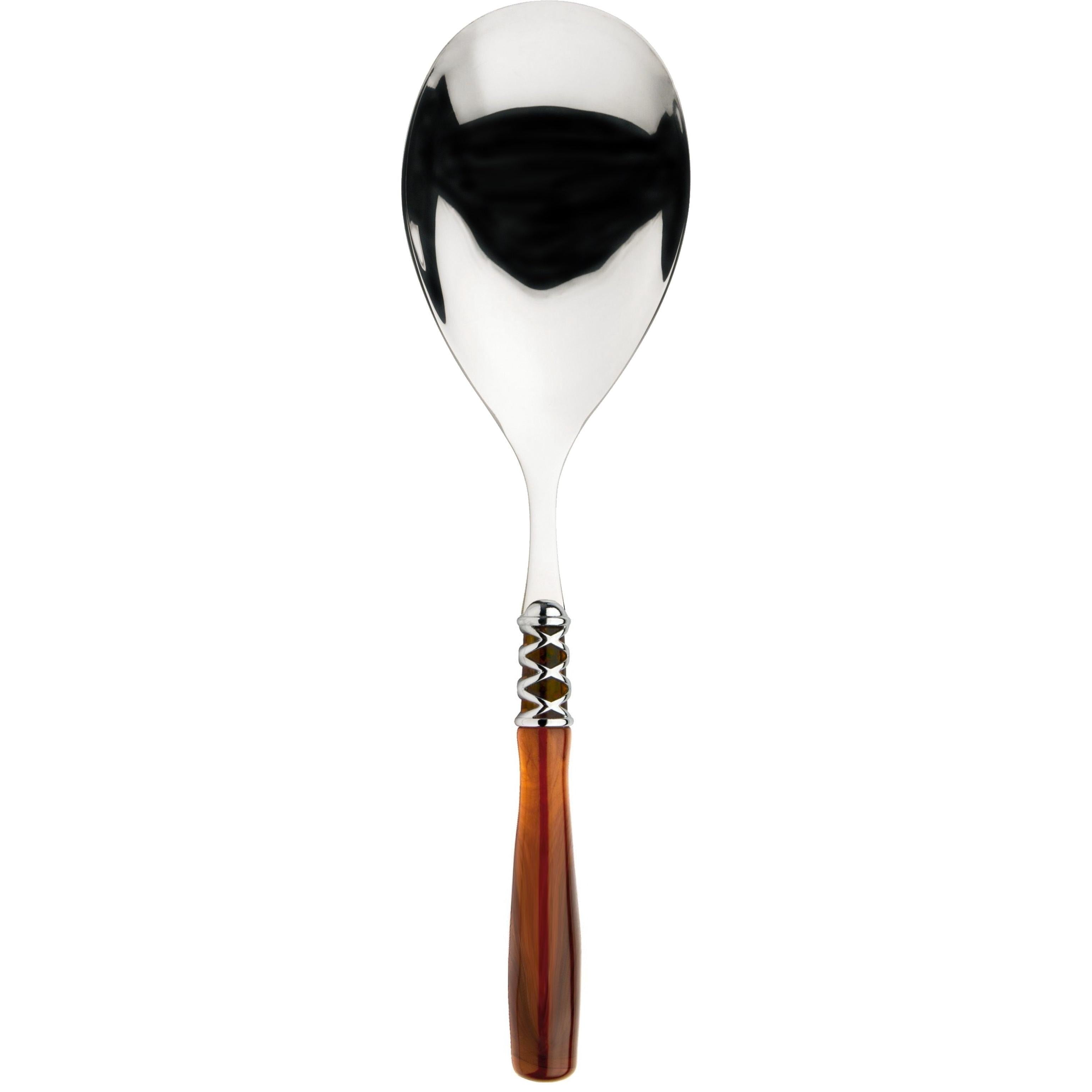 Arianna Rice Casserole Serving Spoon - TORTOISE SHELL-Casa Bugatti USA