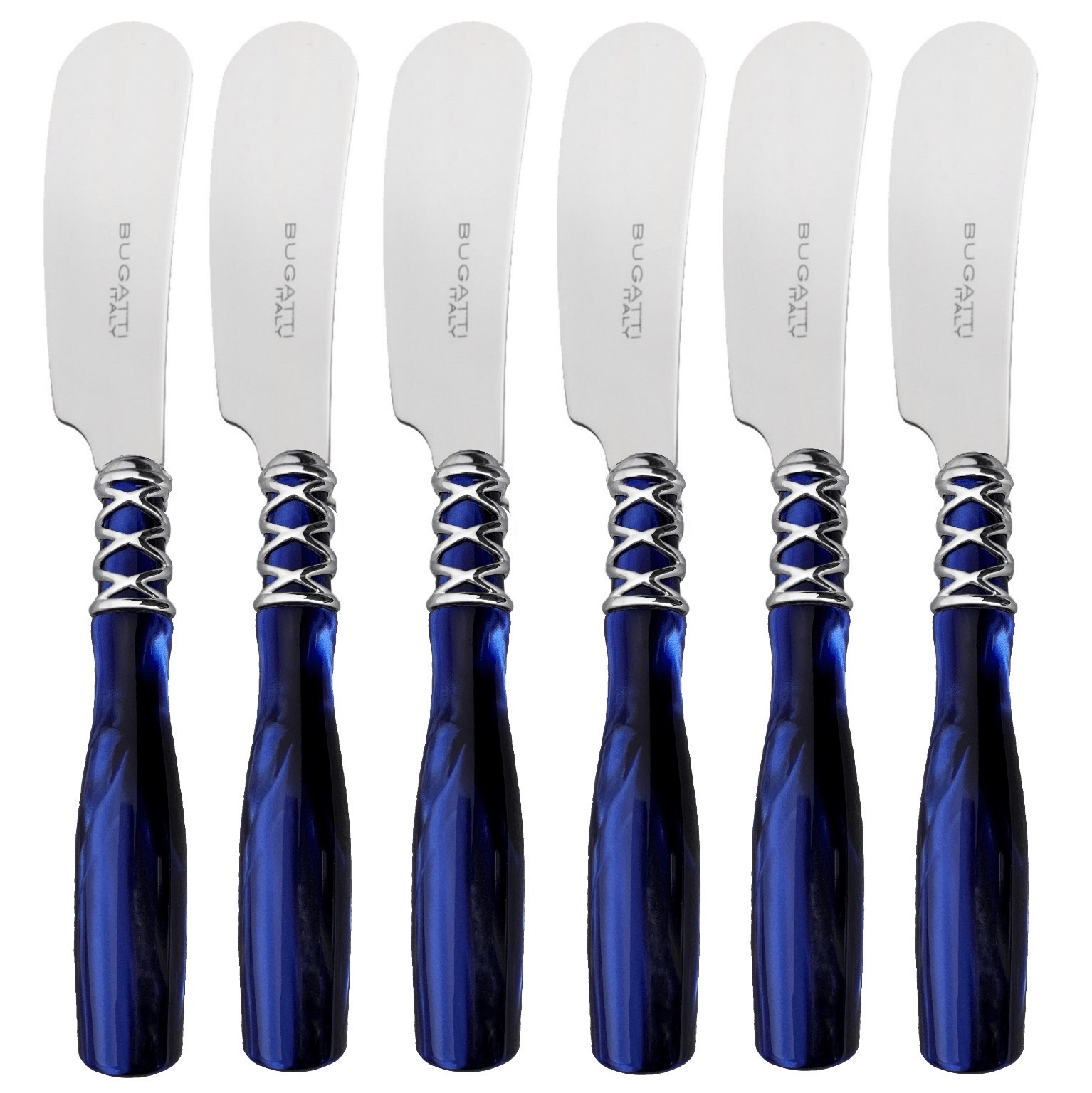 Arianna Spreader / Butter Knife Set - Blue-Casa Bugatti USA