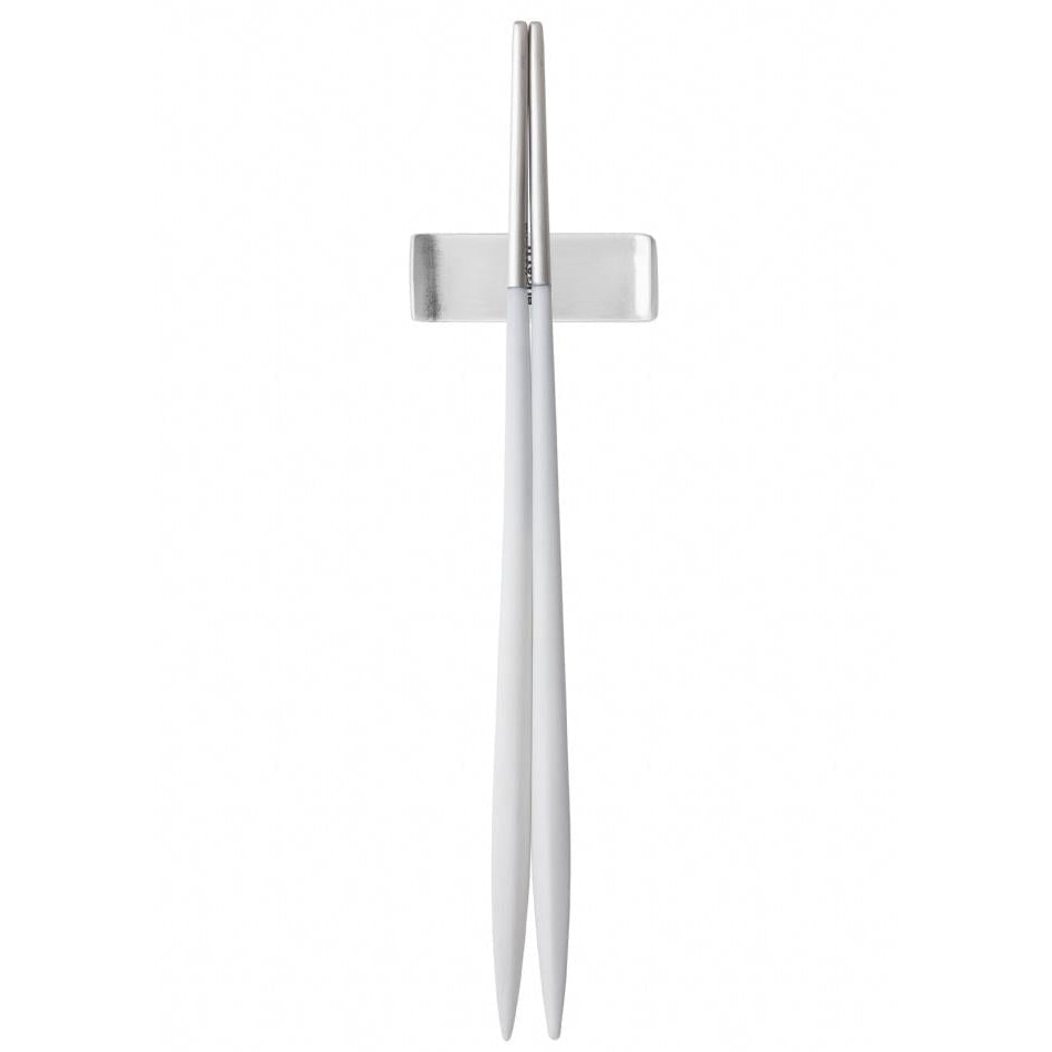 Ares Brushed Chopsticks Set - White-Casa Bugatti USA