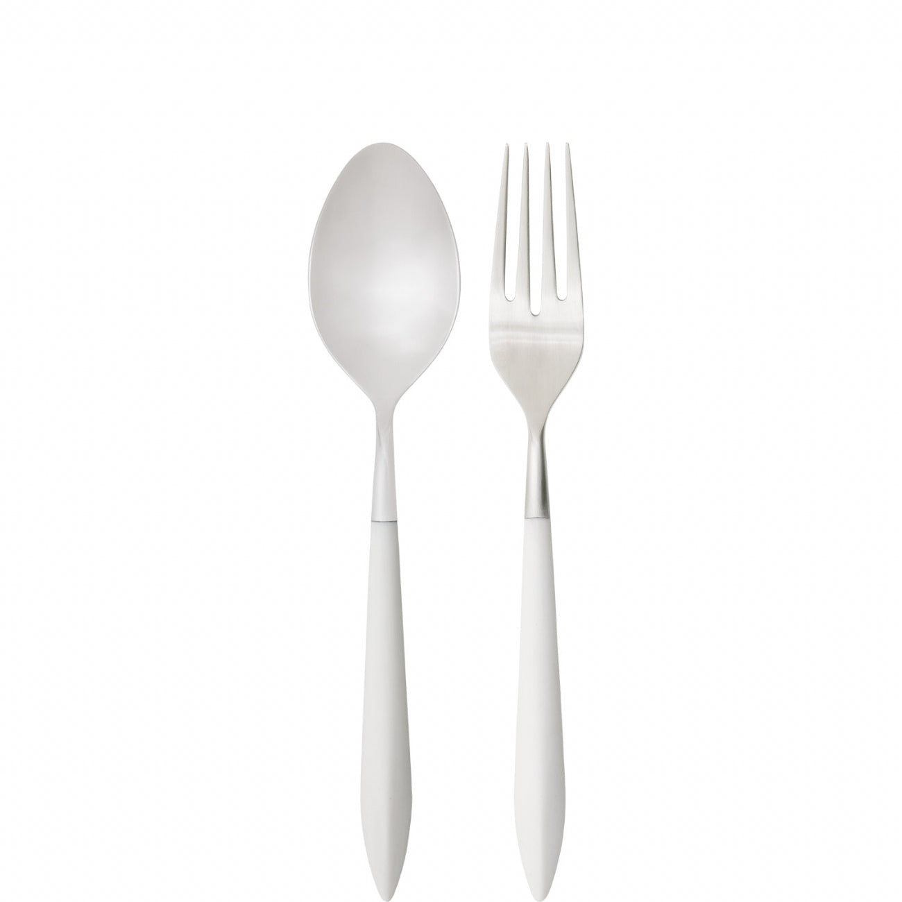 Ares Brushed 2 Piece Serving Set - White-Casa Bugatti USA