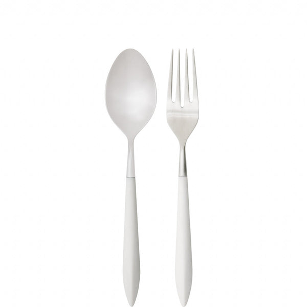 Ares Brushed 2 Piece Serving Set - White-Casa Bugatti USA