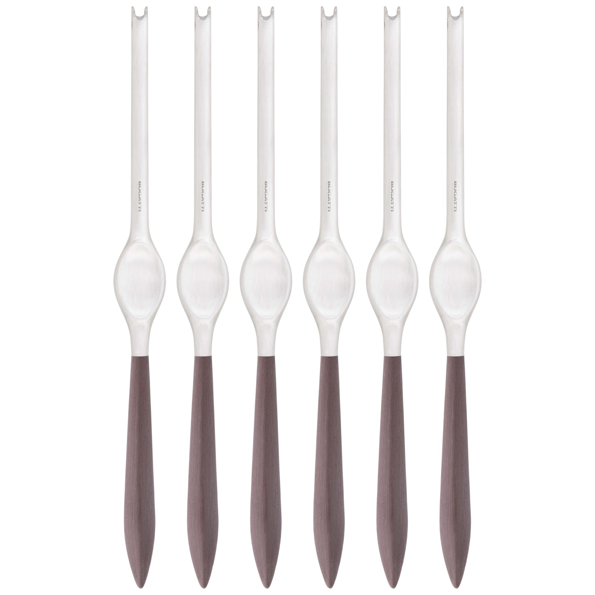 Ares Brushed Lobster Pick Set, Brown — Casa Bugatti