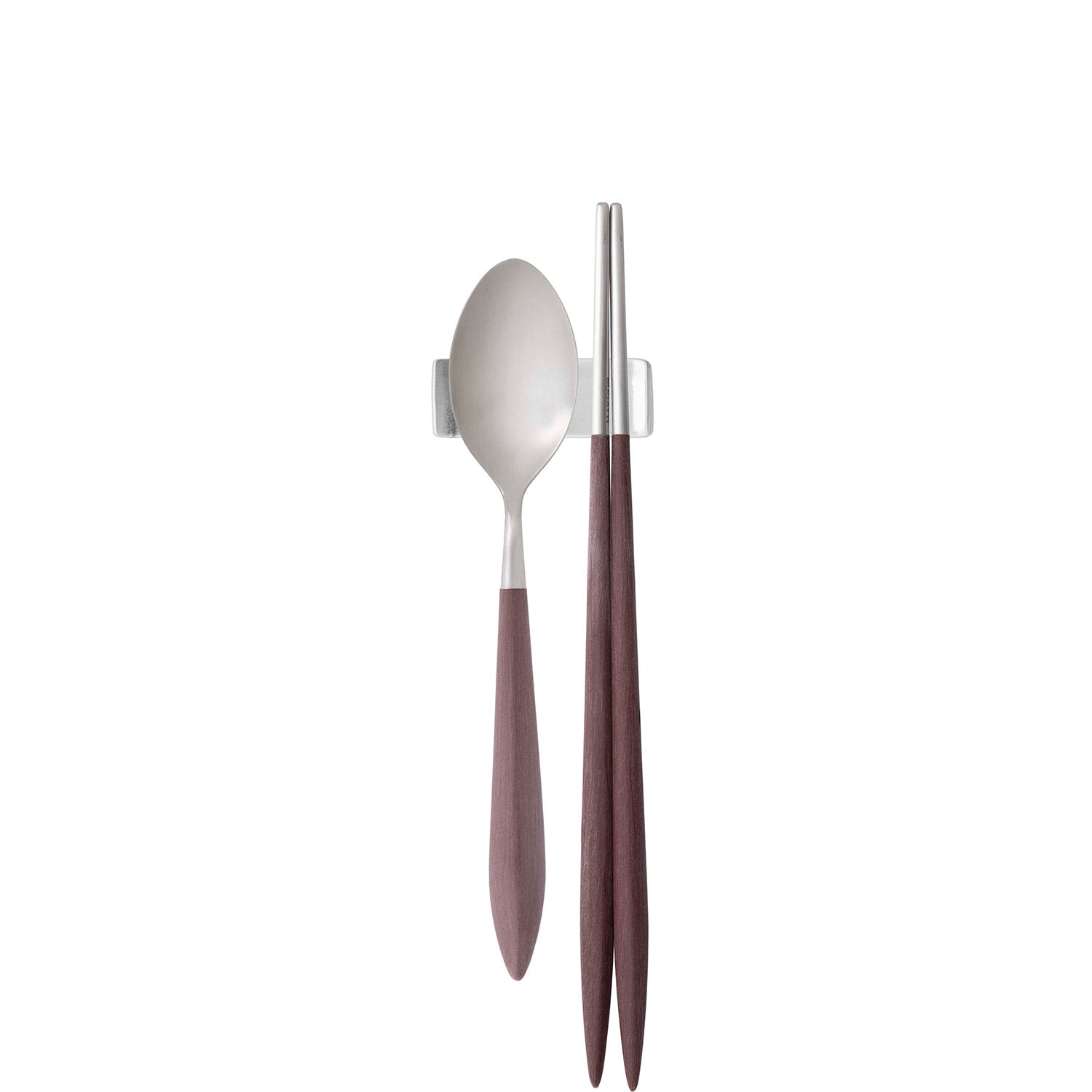 Ares Brushed Chopstick's Set for 1 Person, Brown — Casa Bugatti
