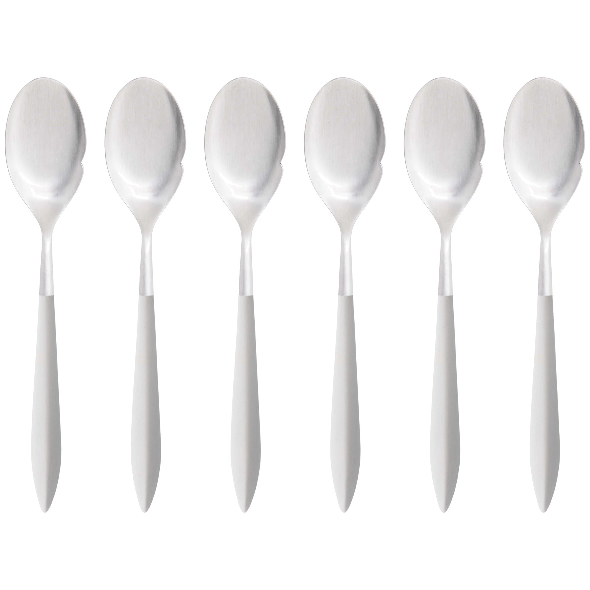 Ares Brushed Gourmet Spoon Set - Ivory-Casa Bugatti USA