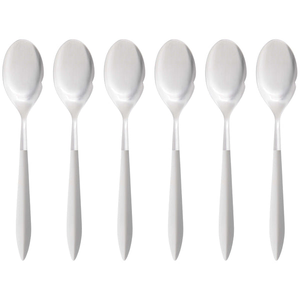 Ares Brushed Gourmet Spoon Set - Ivory-Casa Bugatti USA