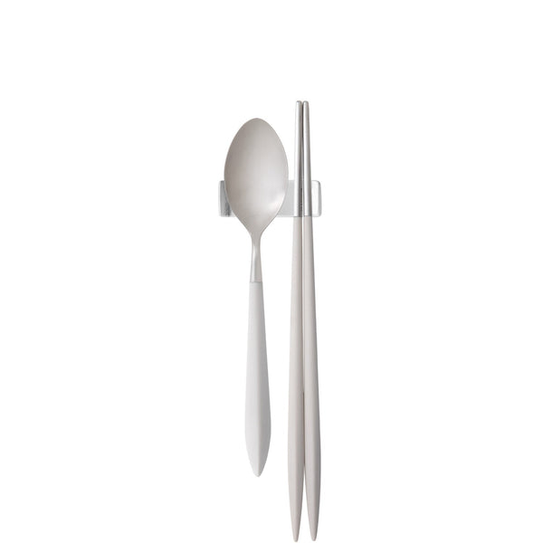 Ares Brushed Chopstick's Set for 2 Persons, Ivory — Casa Bugatti