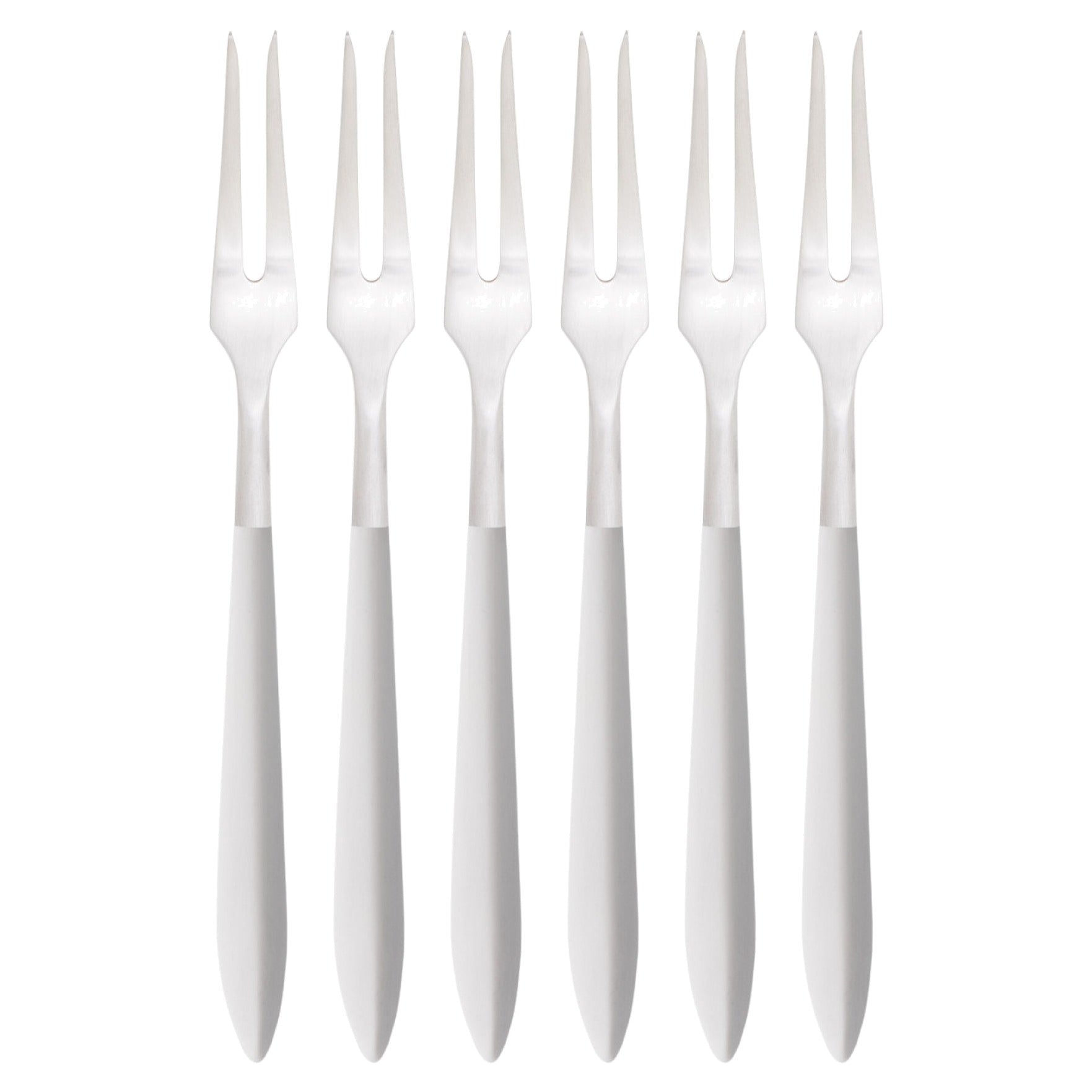 Ares Brushed Escargot Fork Set - Ivory-Casa Bugatti USA