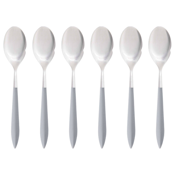Ares Brushed Gourmet Spoon Set - Gray-Casa Bugatti USA