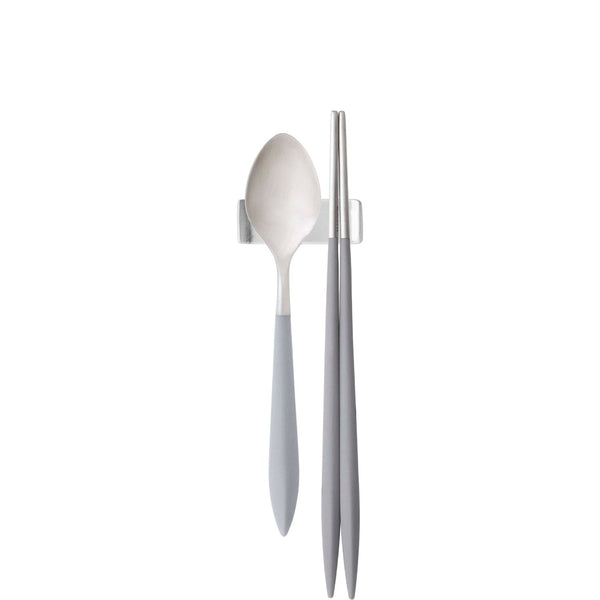 Ares Brushed Chopstick's Set for 1 Person, Gray — Casa Bugatti