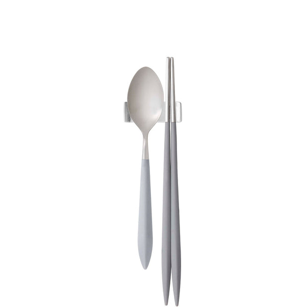 Ares Brushed Chopstick's Set for 2 Persons, Gray — Casa Bugatti