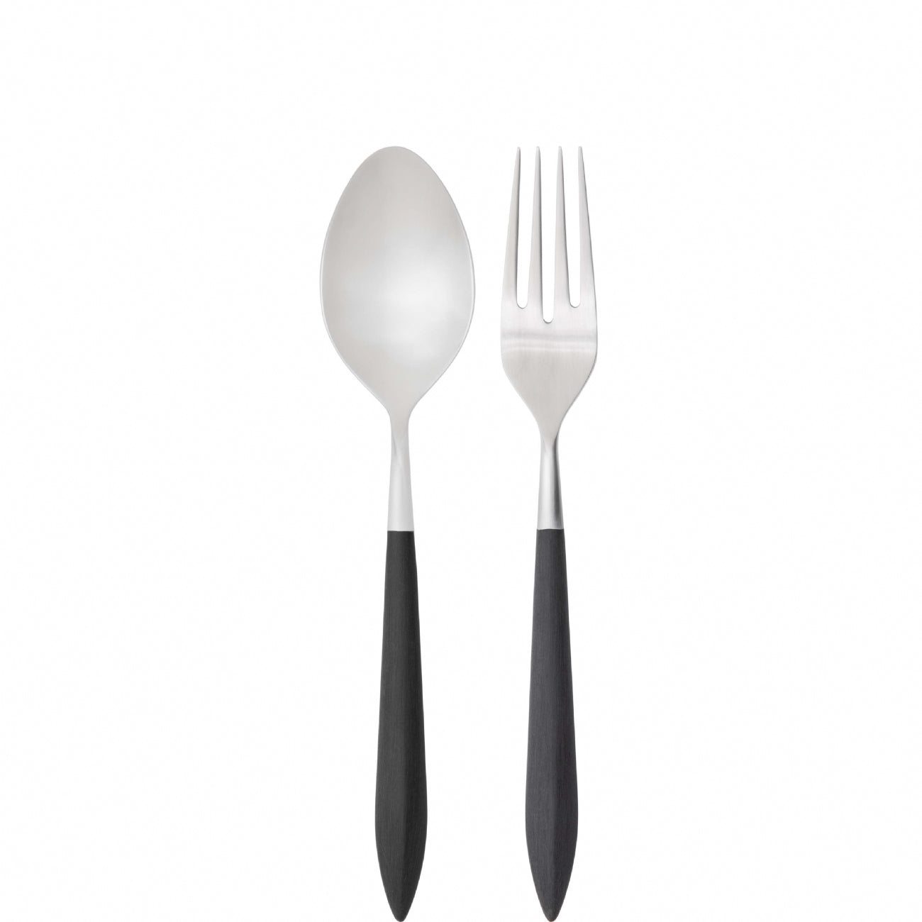 Ares Brushed 2 Piece Serving Set - Black-Casa Bugatti USA