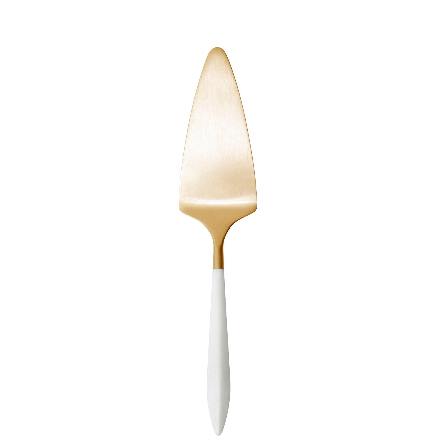 Ares Gold Cake Server - White White