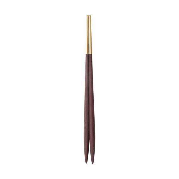 Ares Gold Chopsticks Set, Brown — Casa Bugatti