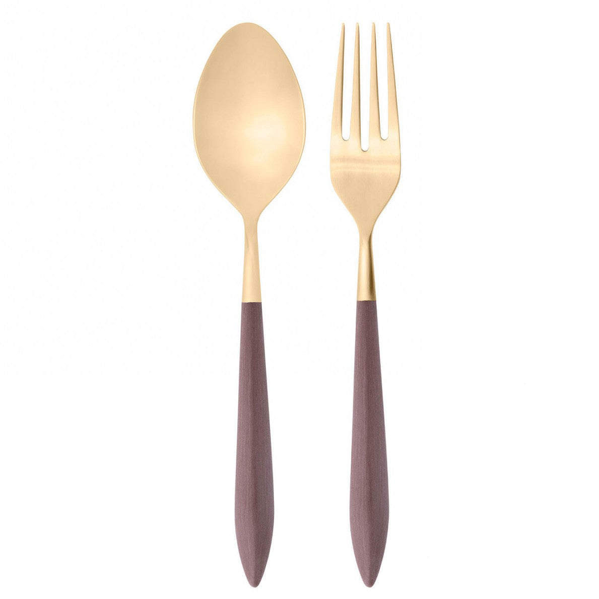 Ares Gold 2 Piece Serving Set - Brown-Casa Bugatti USA