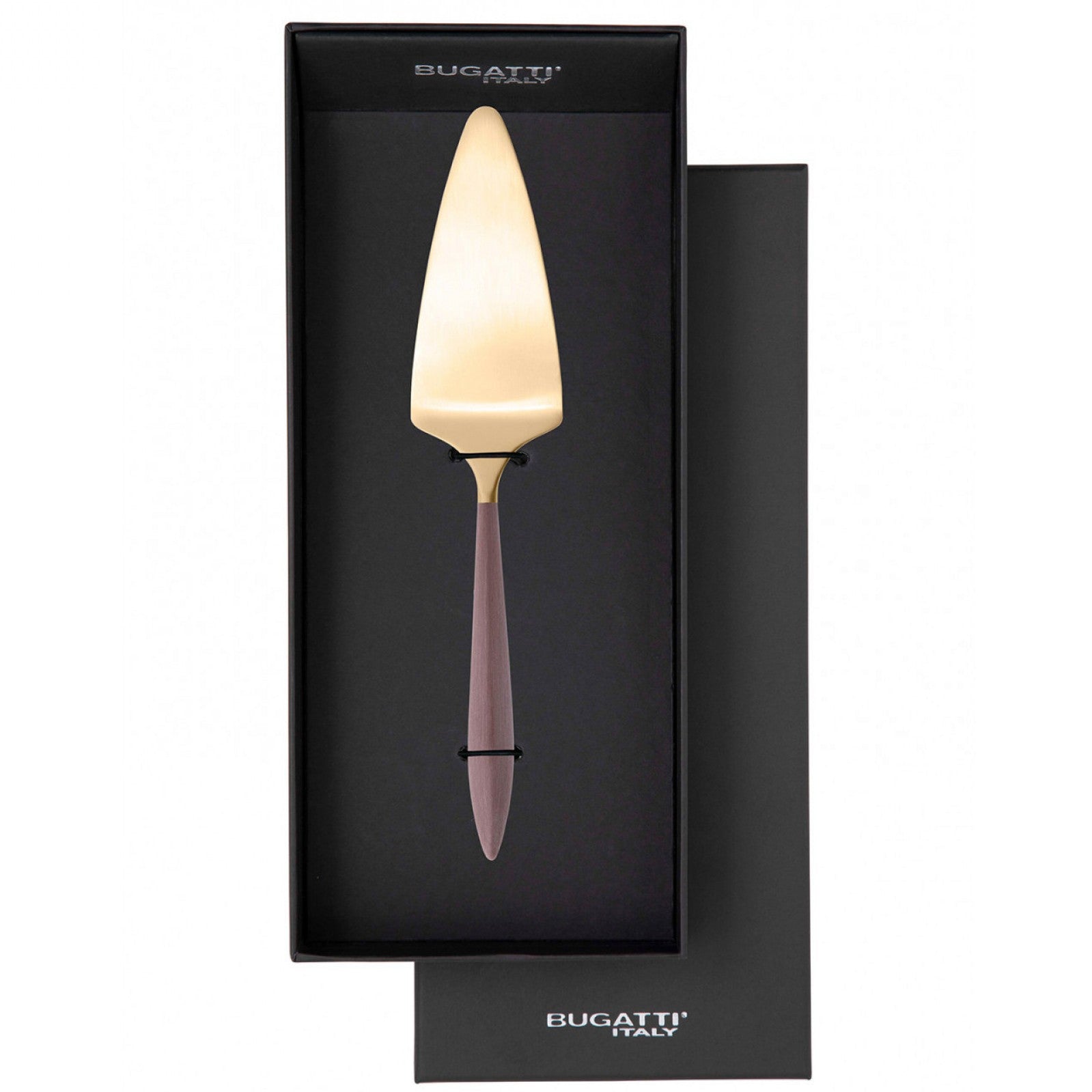 Ares Gold Cake Server, Brown Brown — Casa Bugatti