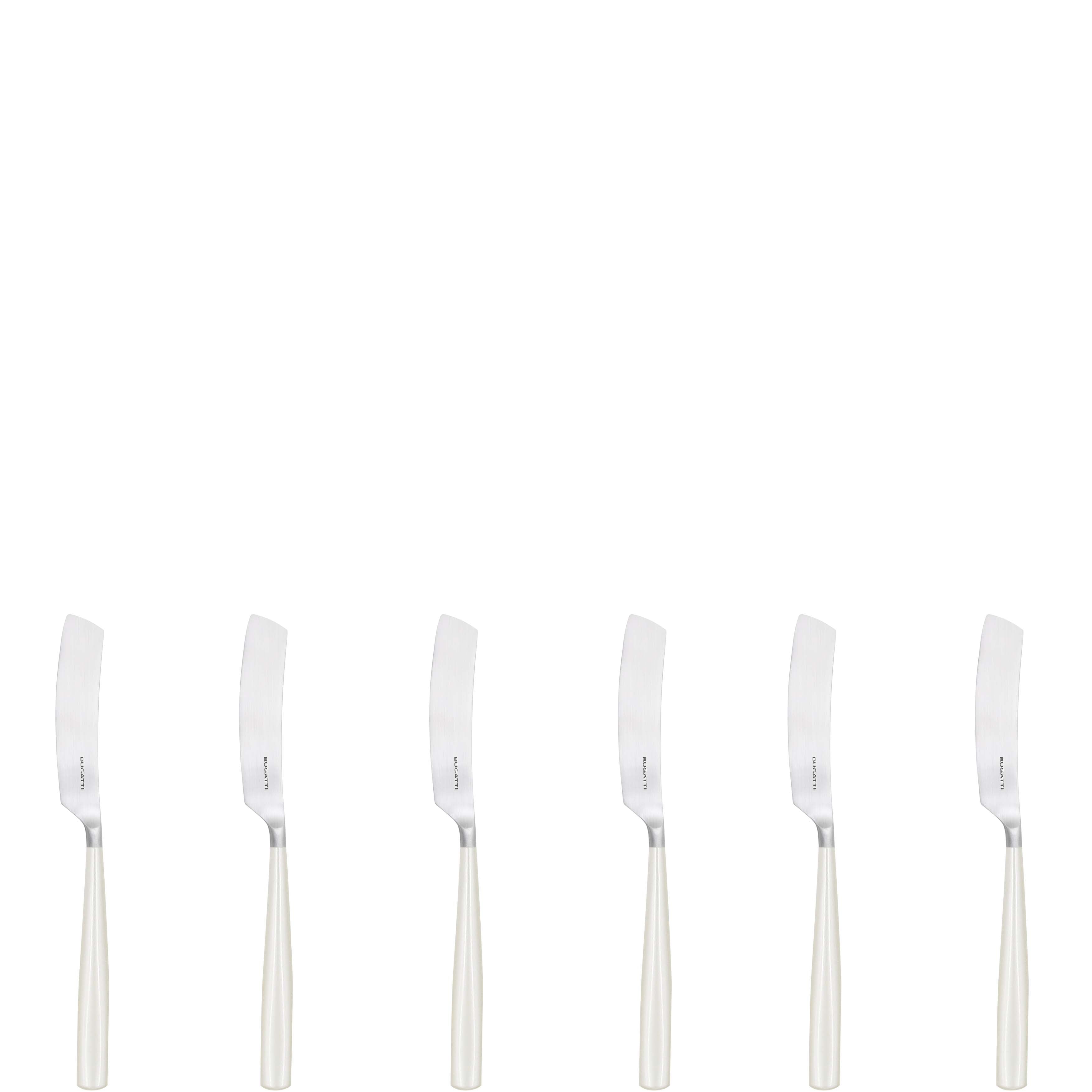 Athena Butter Knife Set, Ivory Pearl — Casa Bugatti