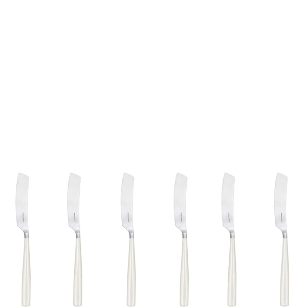 Athena Butter Knife Set, Ivory Pearl — Casa Bugatti