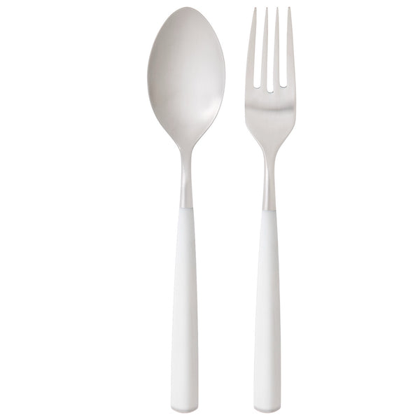 Athena 2 Piece Serving Set - White Matte