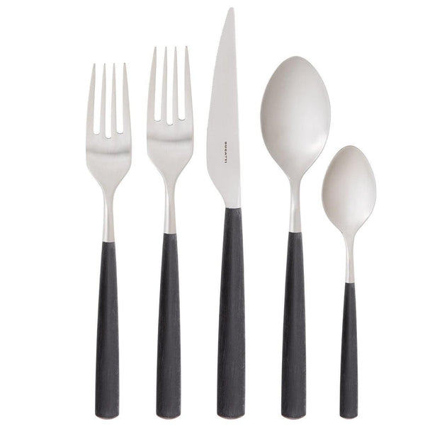 Athena 5 piece place setting - Black Matte