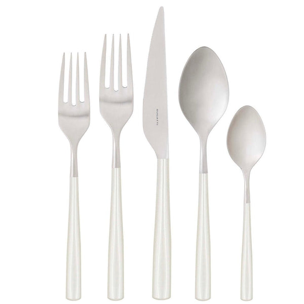 Athena 5 piece place setting - Ivory Pearl