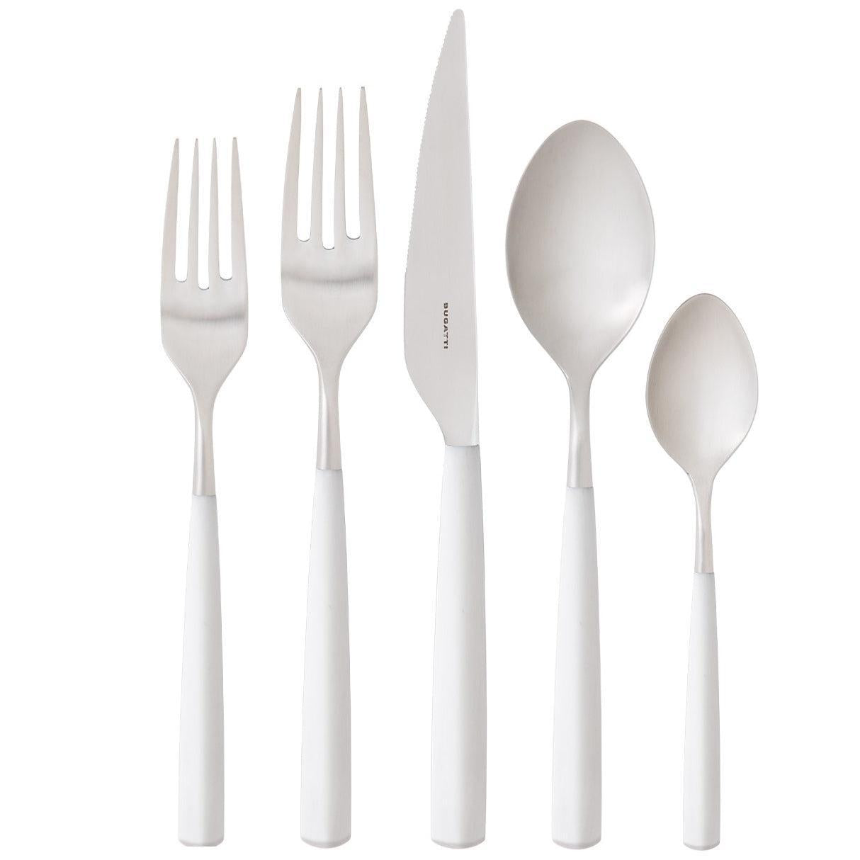 Athena 5 Piece Place Setting - White Matte