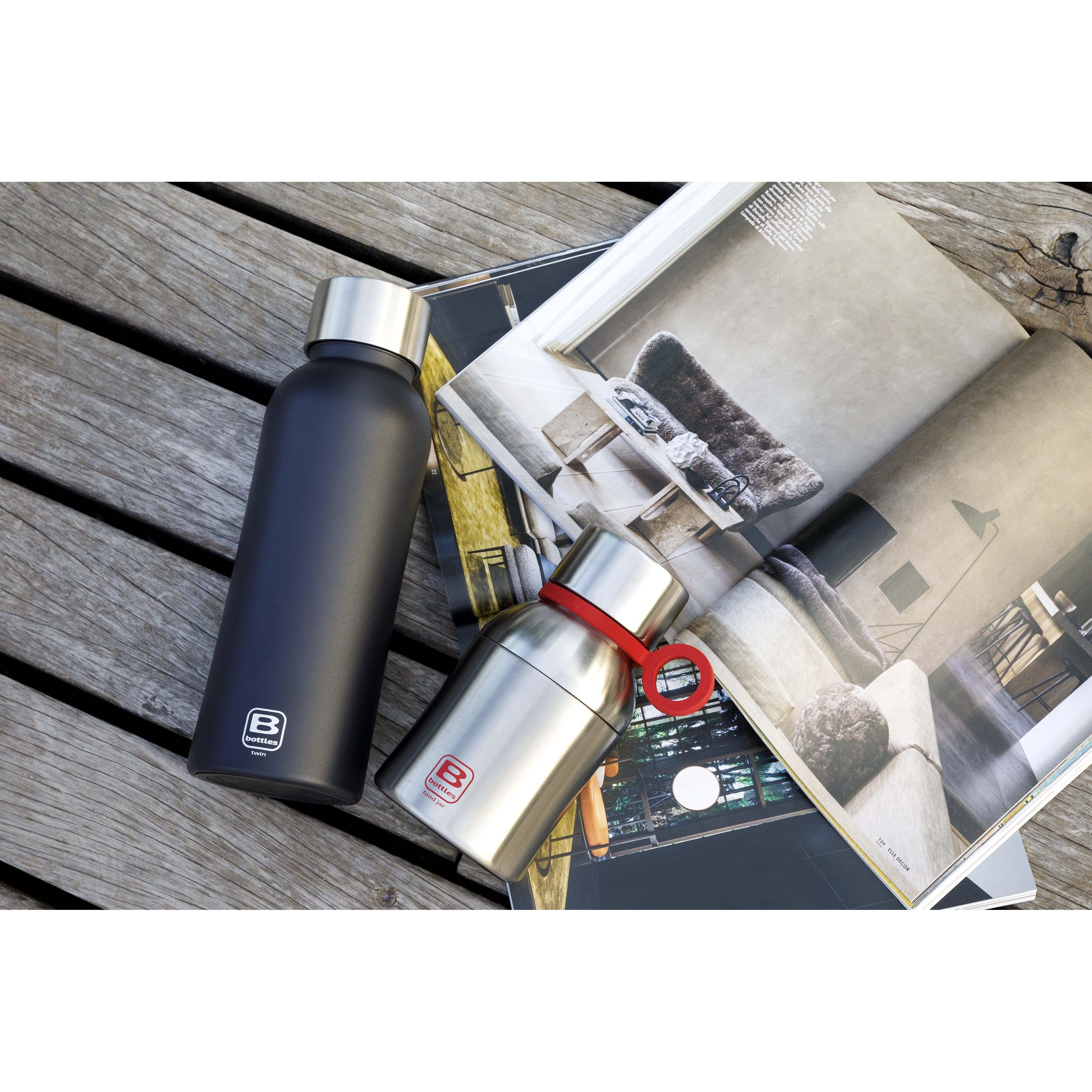 B Bottle  Twin 1.5 L / 50.7 fl. oz.  Antracite-Casa Bugatti USA