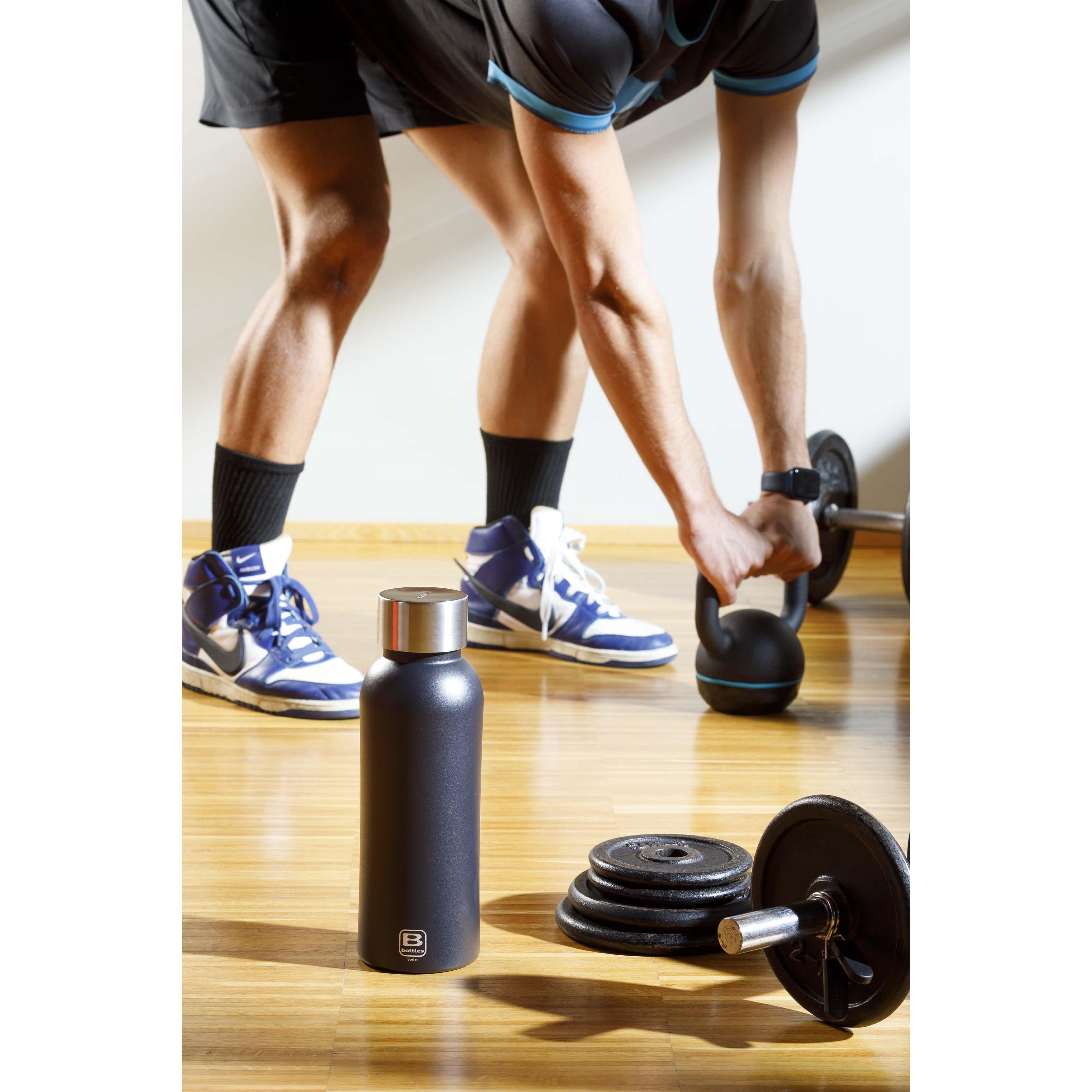 B Bottle  Twin 1.5 L / 50.7 fl. oz.  Antracite-Casa Bugatti USA