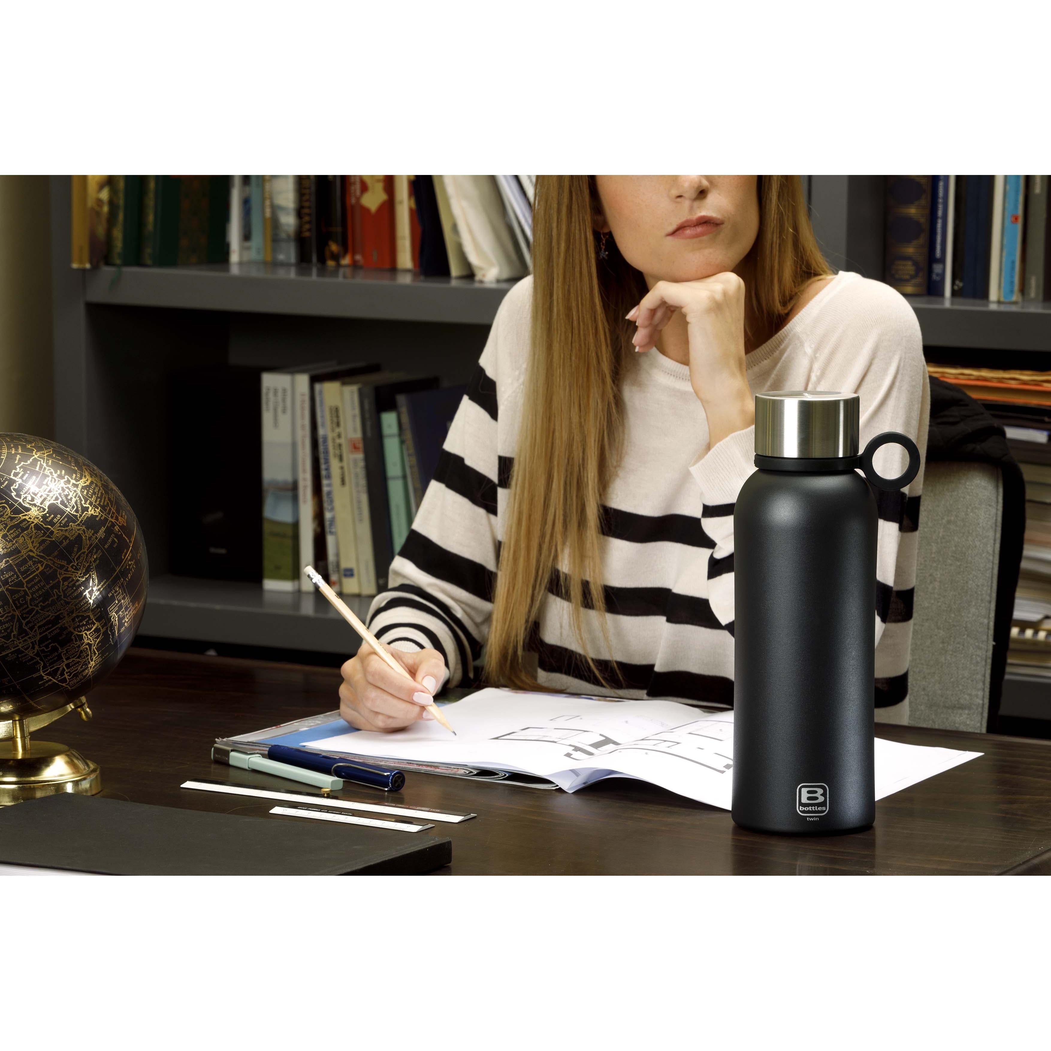 B Bottle  Twin 1.5 L / 50.7 fl. oz.  Antracite-Casa Bugatti USA