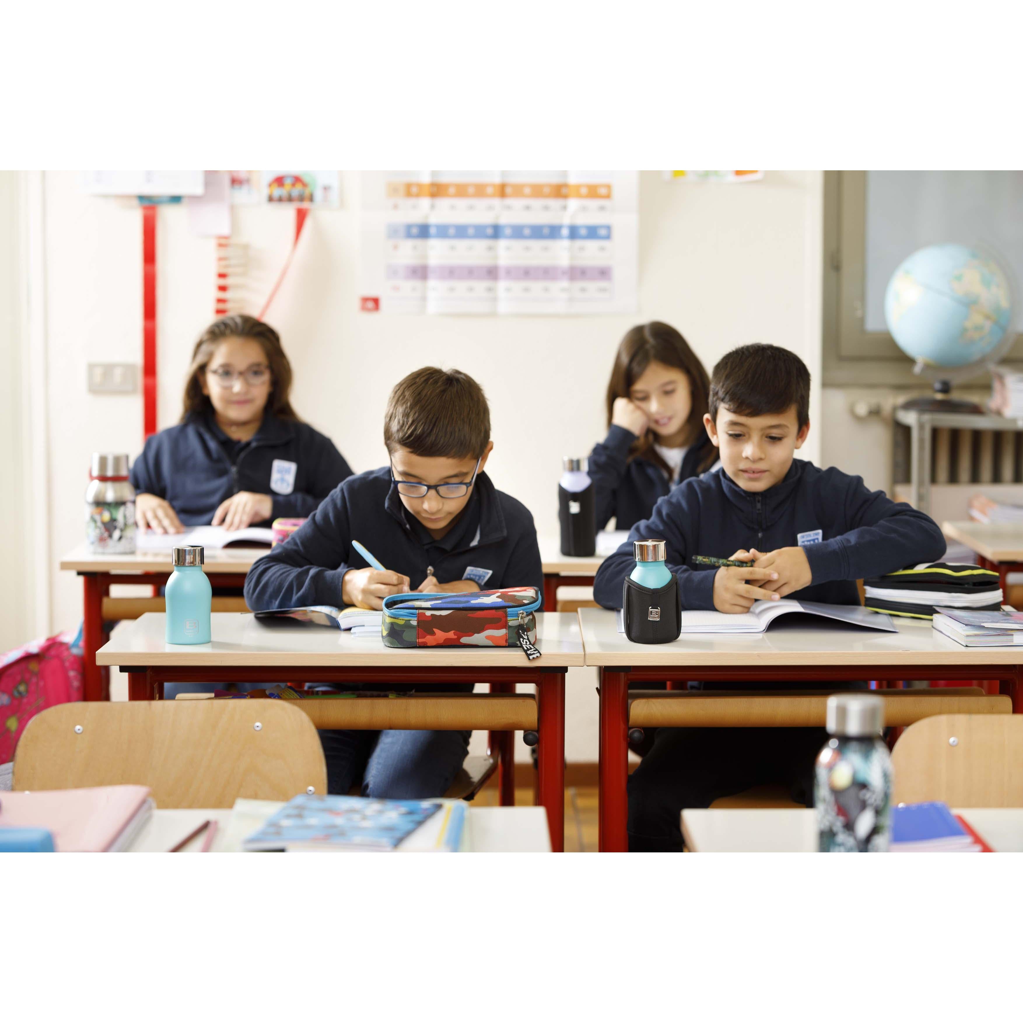 B Bottle  Twin 250 ml / 8.4 fl. oz  Acqua Marina Sand Diamond Coating-Casa Bugatti USA